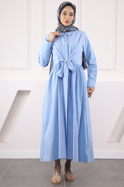 İmajButik Βρεφικό φόρεμα με ζώνη μέσης