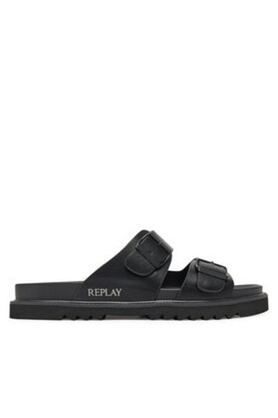 Replay Men's Flip-flops black REPLAY-GMF5Z .000.C0001S 003 BLACK