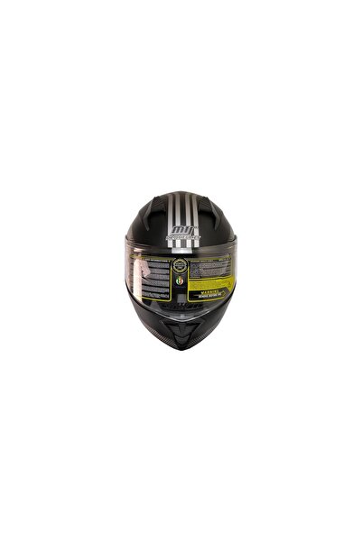 MTS PROHELMET M-966 GRİ ÇENE AÇILIR MOTOSİKLET KASK