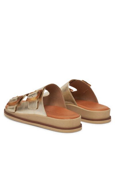 Tamaris Flip-flops aurii pentru femei TAMARIS-1-27207-42 965 LIGHT GOLD MET