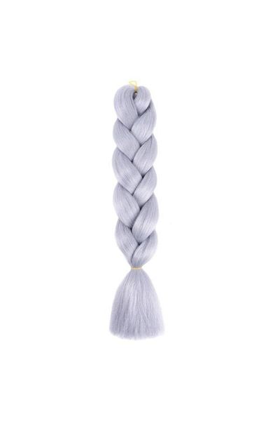 FITINT Colored Hair Extensions - Single Color for Braided Ponytails