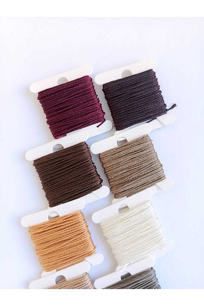 Eskişehir hobi sanat 0.8 mm 5 Meters 10 Colors Prayer Beads Thread Total 50 Meters