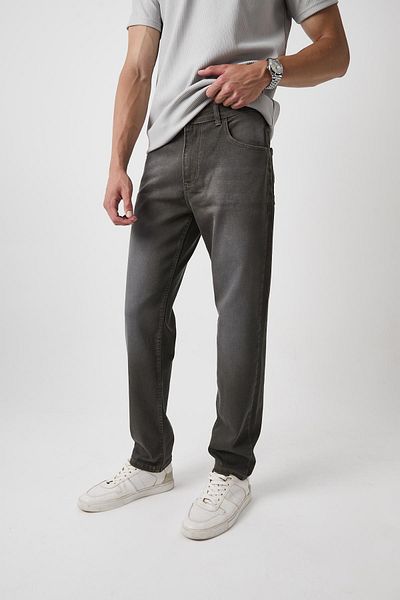 DAMGA JEANS Pantaloni largi, elastici, smokey, pentru bărbați