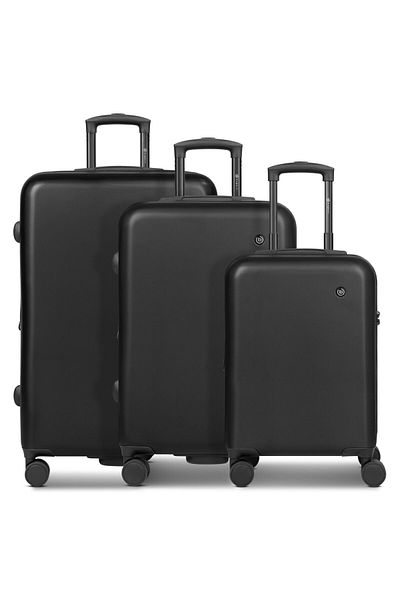 BUGATTI Valencia 2.0 4 wheels Suitcase set 3-piece with expansion pleat