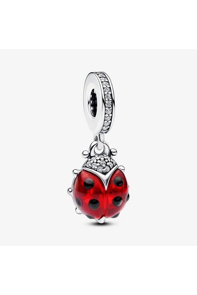 Pandora Pandora charm pendant Red Ladybug Zirconia - 925 Silver
