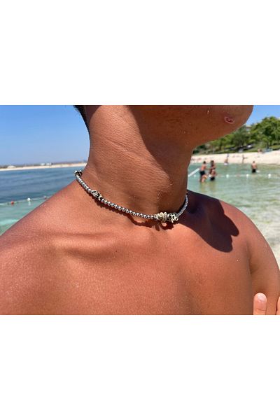 magıcgrange “Men's Necklace – Dalmatian Agate & Natural Stone – Energy and Style”