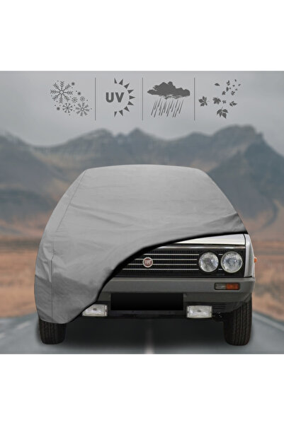 ULTRASHOP Fiat 131 (1974 - 1985) Oto Branda Su Geçirmez Miflonlu Araba Brandası Klipsli Araba Çadırı