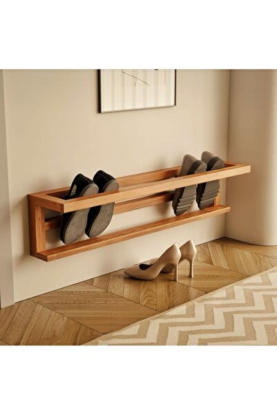 Woodymoda Ahşap Duvar Askı Ayakkabılık