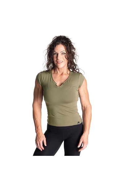 BETTER BODIES Raw Energy Tee Washed Green.