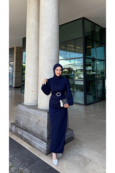 ZENKA GİYİM Loren Kemerli Scuba Tesettür