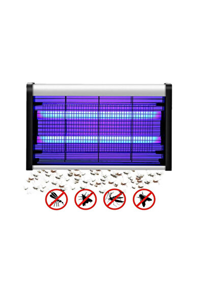 abnturk Mor Işıklı Elektronik 40W Sinek Cız Cihazı Alüminyum Kasalı %100 etki...