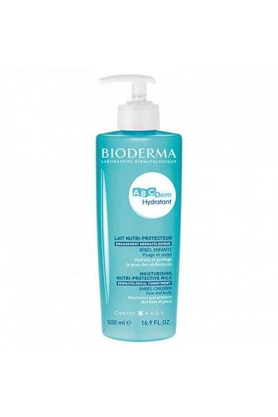 Bioderma Lapte hidratant ABCDerm, lapte de corp, 500 ml