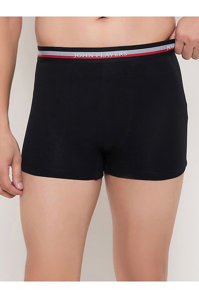 John Player By Styli Pack of 2 - Solid Trunks with Elastic Waistband