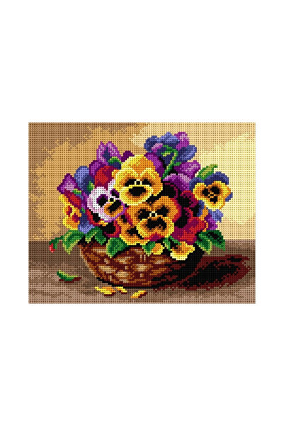 Orchidea Baskılı Goblen Çiçek 3183 24*34 cm