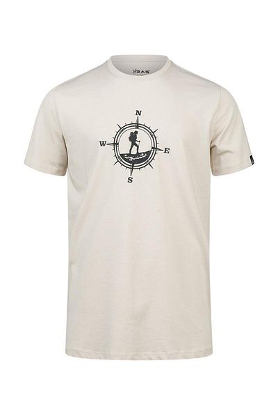 2AS Tricou pentru bărbați cu decolteu cu imprimeu Alex