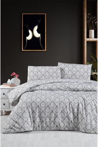 Loova غطاء لحاف مزدوج و2 غطاء وسادة 100% قطن مقاس 180*230 طقم أغطية سرير فاخر