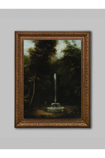 WoodyArts Piscina în pădure - Cadru antic maro