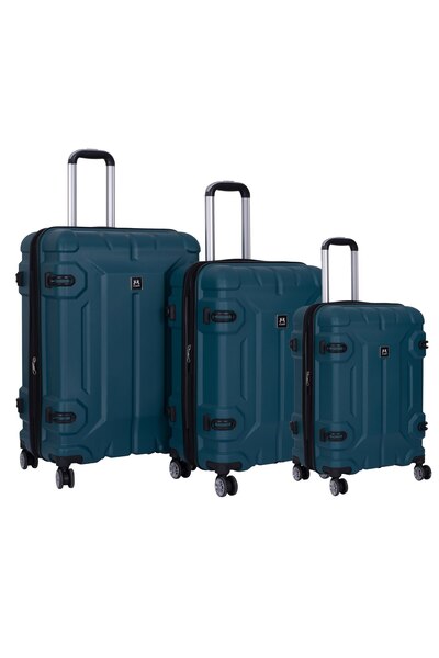 OEM Set 3 cărucioare, mărime S+M+L, extensibile, 4 roți duble cu rotație la 360°, rezistente la ABS, antișoc