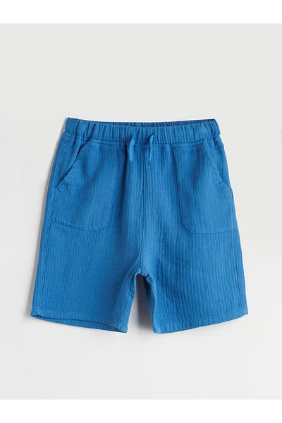 LC Waikiki Pantaloni scurți pentru băiat Basic Muslin cu talie elastică