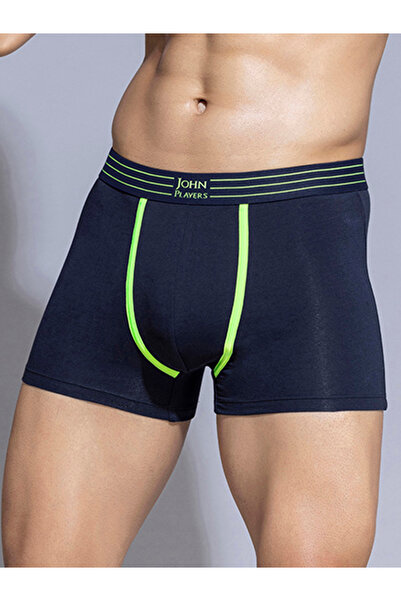 John Player By Styli Pack of 2 - Solid Trunks with Striped Waistband