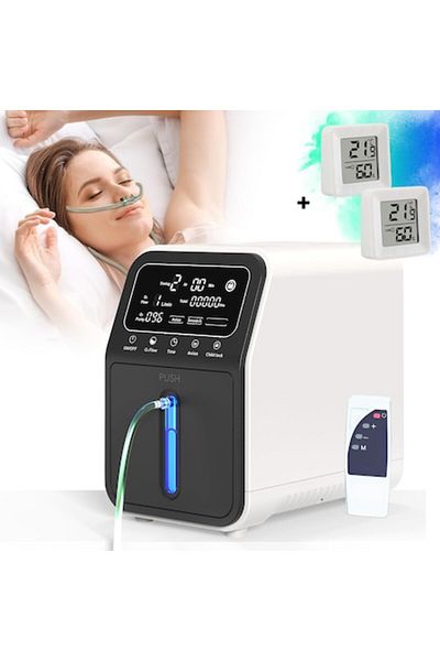 D&K WONDER Portable Oxygen Concentrator D&K AST-806, Capacity 1-9L/min, Nebulizer Function, Adjustable Concentr
