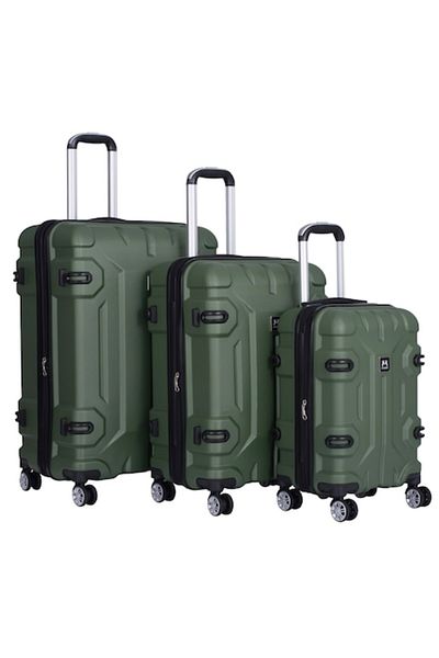 OEM Set 3 cărucioare, Mărimi S+M+L, Extensibile, 4 roți duble cu rotație la 360°, ABS rezistent la șocuri, Mi
