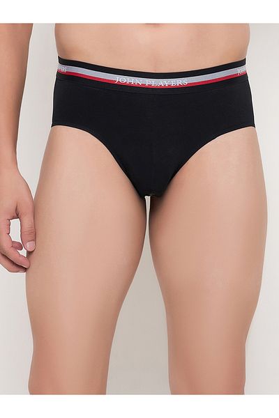 John Player By Styli Pack of 2 - Solid Briefs with Elastic Waistband