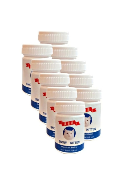 Genel Markalar Etkili Menthol Balm Snow Kitten 50 Ml 10 Adet Toplam 500 Ml