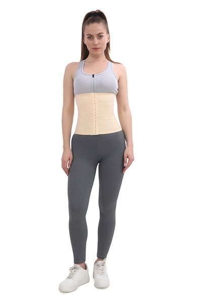 Sh Mağazacılık Unisex Ready-To-Use 3-Level Adjustable Waist Corset with Agarfa – Corset for Daily Comfortable Use