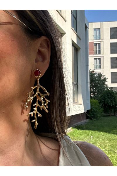 bijuxbymrv Zr Model Branch Earrings