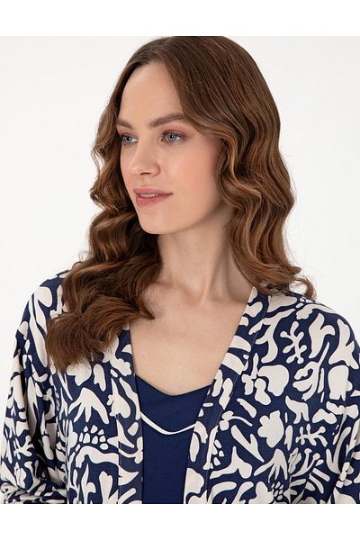 Pierre Cardin Navy Blue 3-Piece Pajama Set 50319034-Vr033
