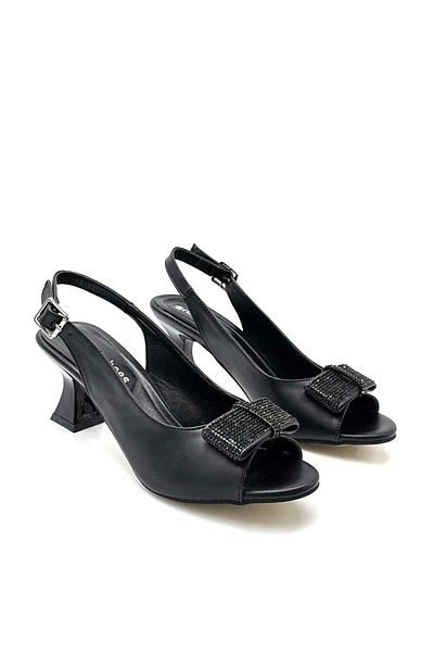 KİNDEP Kindep Selvi Short Heels Black