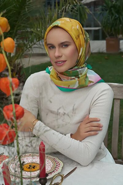 ED Scarf وشاح أخضر Ed وشاح روزا مودال