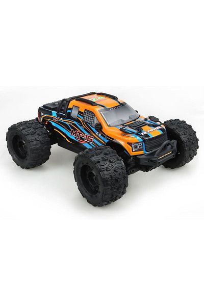 Generic شاحنة وحش ZD Racing MT-16 رباعية الدفع، محرك 2.4 جيجاهرتز، 4 قنوات، بدون فرشاة، 80 ألف ميل في الساعة، 1/16، للطرق الوعرة، بطاريتان