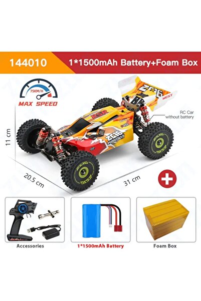 WL TOYS WLtoys 144010 144001 75KM/H 2.4G RC Car Brushless 4WD Electric High Speed Off-Road Drift Racing