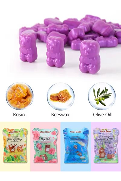 Lash Shop Wax Bear Ayıcık şekil boncuk soyulabilir ağda 126 gr