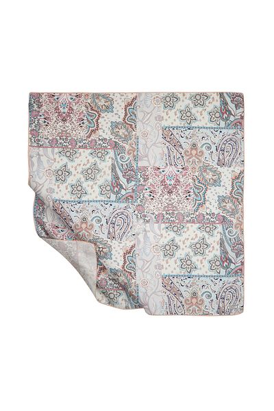 ipekevi Ice White Silk Κασκόλ 1273