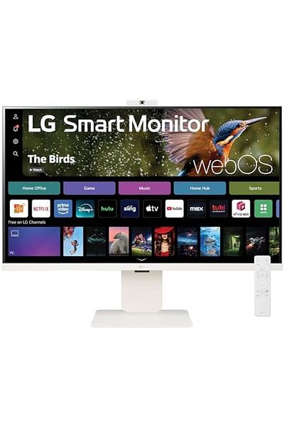 LG 32SR85U-W 32-inch MyView 4K UHD IPS Smart Monitor