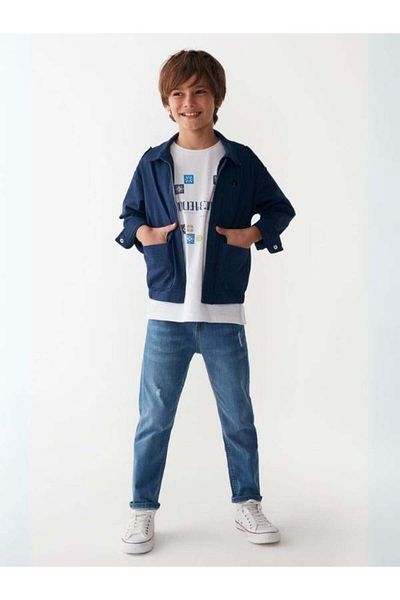 Zekids Children's Stretchy Thin Fabric Jeans