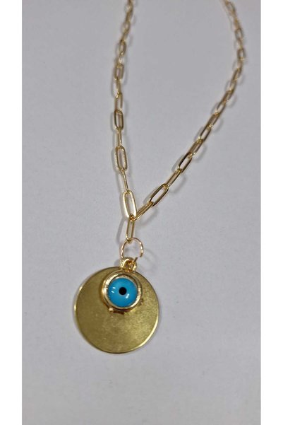 DuhaDTM Bujiteri Necklace with Evil Eye Beads