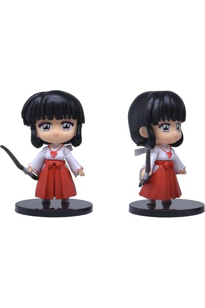 FG KONNİCHİWA Inuyasha Anime figürü Higurashi Kagome Miroku sesshouaction 7 c...