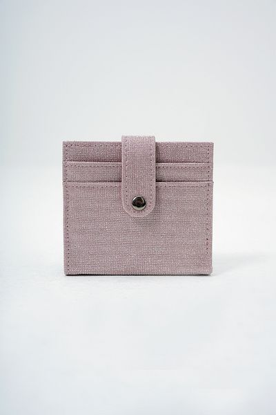 VAGGON Women's Pink Paper Money Compartment Snap Closure Stylish Glittery Wallet Card Holder Prmx14084