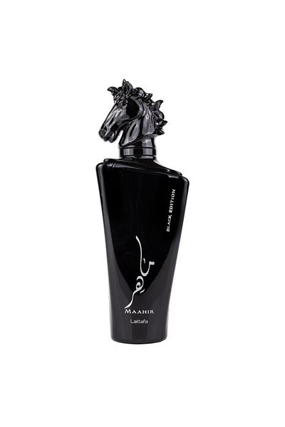 lattafa Συσκευασία με 2 αρώματα, Maahir Legacy 100 ml και Maahir Black 100 ml