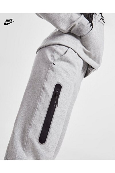 Nike Sportswear Tech Fleece Gri Kadın Eşofman Altı