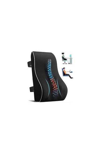 OEM Lumbar pillow for office or car, Pain Relief, Memory Foam, 45x40x13cm