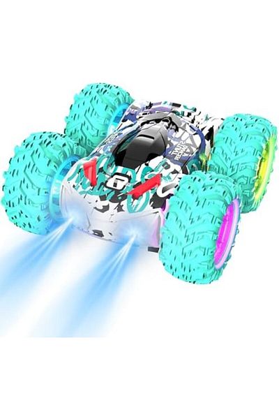 OMIRE Remote Control Car for Kids, RC Stunt Cars Toys for Boys Ages 4-7 with Cool Double-Sided Patte