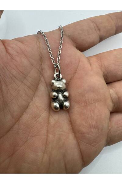 Yuchicly قلادة سويت بير – تيدي بير مع شكل جيلي بون للنساء والرجال (يوكلي)