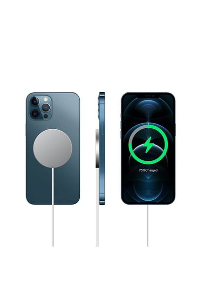 bzstore Încărcător wireless magnetic cu MagSafe 15W, compatibil cu încărcarea rapidă a iPhone-ului Apple