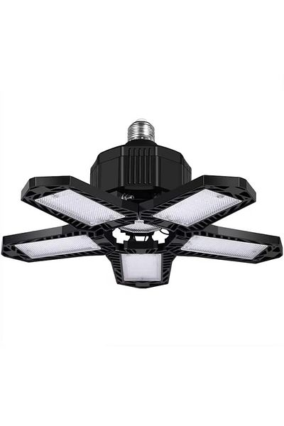 Bogadini Lampă de tavan LED, 125 LED-uri, 50W, neagră
