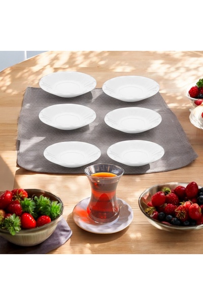 BARITCIOGLU Tea Mat Tea Plates Set of 6